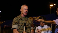 Lt. Gen. Clardy addresses Japanese media as new III MEF Commanding General