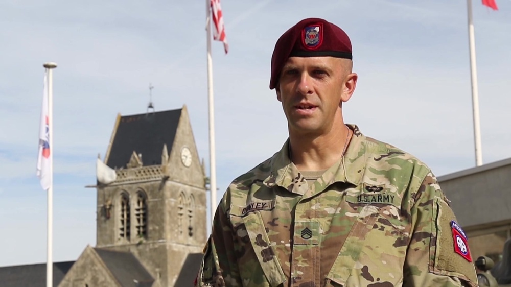 DVIDS - Video - Army Staff Sgt. Jason Conley Commemorates D-Day 75