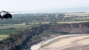 Normandy Beaches Fly Over