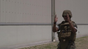 MAG-12 conducts Humvee push for 1st MAW warrior games