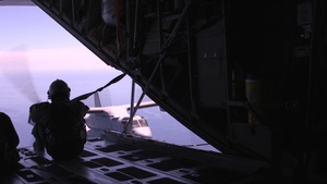U.S. Marine, Italian Aircraft Refuel Over Mediterranean during Joint Stars 2019