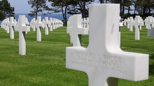 Bugler Plays Taps for D-Day 75