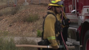 BROLL: MCAS Miramar and San Diego Fire Department controlled burn