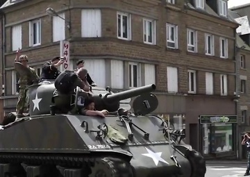 NCNG in the Battle of Mortain Commemoration Parade