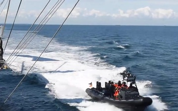 Coast Guard Tall Ship Eagle: a day's work