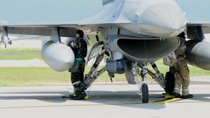 Maintainers keep F-16s flying high during joint-multinational exercise