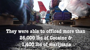Coast Guard Cutter Hamilton offloads 26,000 pounds of cocaine, 1,500 pounds of marijuana at Port Everglades