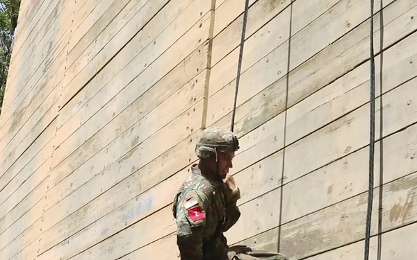 2019 Army Pacific Best Warrior Competition Repel Tower
