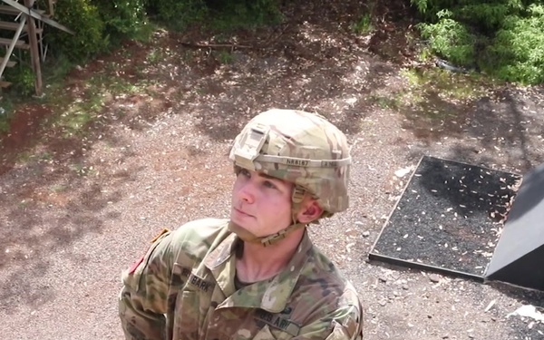 2019 Army Pacific Best Warrior Competition Repel Tower