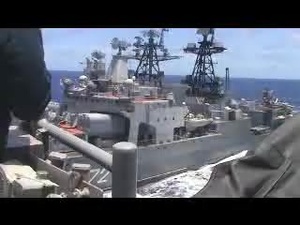 Russian Navy Ship Maneuvers Unsafe, Unprofessional