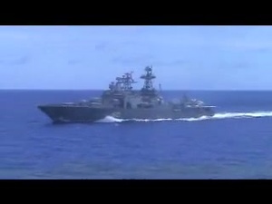 Russian Navy Ship Maneuvers Unsafe, Unprofessional