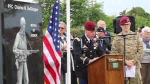 Pfc. Charles DeGlopper Monument Ceremony