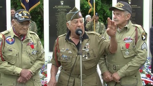 WWII Veterans sing Blood on the Risers in Normandy (excerpt)