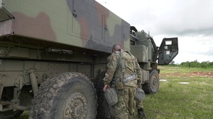 Oklahoma National Guard HIMARS Missile Launch