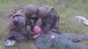 U.S. Marines Conduct a Tactical Recovery of Air Personnel