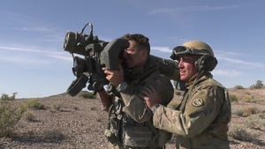 Bradleys and Javelin familiarization at the National Training Center