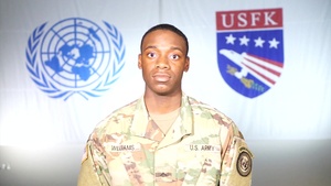 MLB SHOUT OUTS - JULY 4TH - St. Louis Cardinals - PV2 Williams - UNC Honor Guard