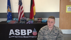 Senior Airman Jacob Spencer - ASBP Blood Drive