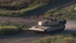 B-Roll: M1A1 Abrams Tank Range, Charlie Company, 4th Tank Battalion