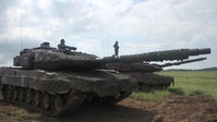 German Leopard tank target practice at STRIKE BACK 19