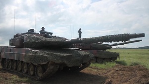 German Leopard tank target practice at STRIKE BACK 19