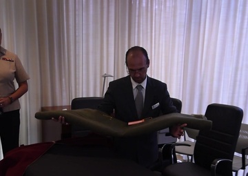 DPAA conducts Chain of Custody for Navy Cdr. James B. Mills