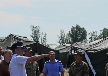 141st MEB Meet with Romanian Officials