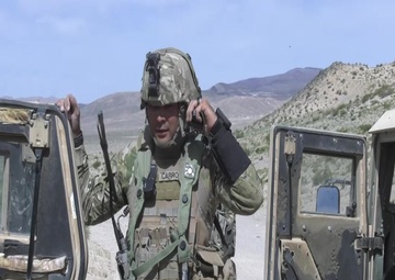 IEDs and CS Gas Training Obstructs Civil Affairs Convoy