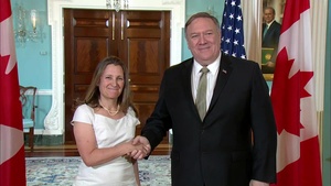 Secretary Pompeo Meets with Canadian Foreign Minister Chrystia Freeland
