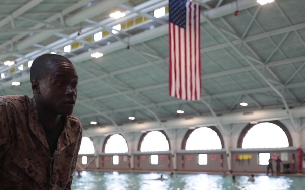 Second Chances- Recruit Returns to Recruit Training to Pass Swim Qualification