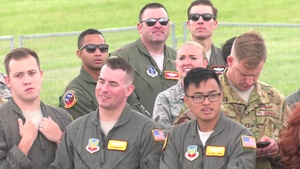 President Trump at Offutt AFB