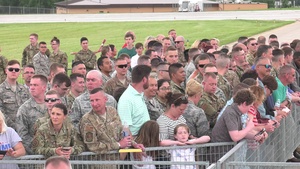 President Trump arrival at Offutt AFB