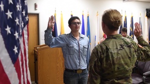 Cal Guard Enlists First Female to Combat Arms