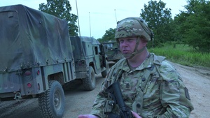 Oklahoma National Guard Soldiers perform vehicle recovery operations at Western Strike - B-ROLL/Interview