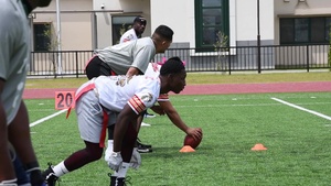 MCAS Iwakuni service members play in post-season flag football tournament (Package/Pkg)