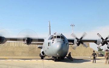 480th Expeditionary Fighter Squadron Integrates with EC-130H