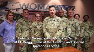Womack Army Medical Center wishes the U.S. Army a happy 244th birthday.