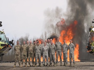 110th Civil Engineering Squadron Fire Department Training Exercise
