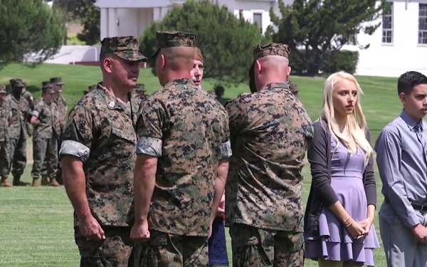 Sergeant Major Meza's Relief and Appointment Ceremony