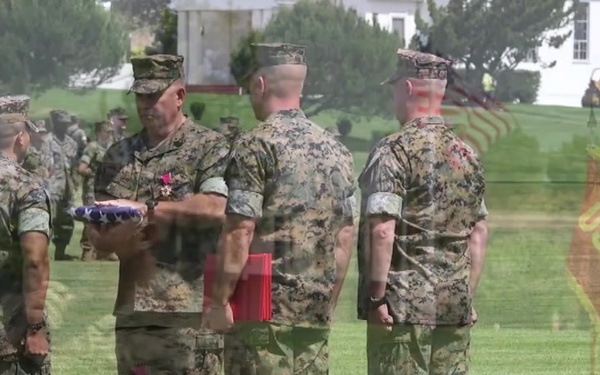 Sergeant Major Meza's Relief and Appointment Ceremony