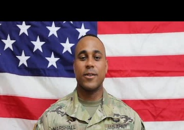 1st Lt. Dashawn Marshall Washington Nationals Shout Out