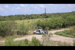 CBP Air and Marine Operations ASTAR helicopter on patrol locates group of illegal aliens