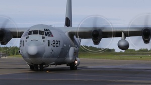 U.S. Marines take to the skies