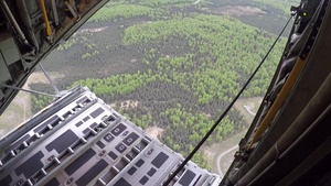 U.S. Marines conduct Aerial Delivery