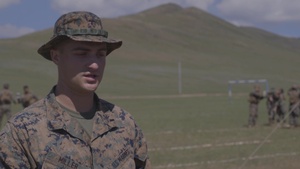 *B-Roll* Platoon commander discusses benefits of multinational training during Khaan Quest 2019