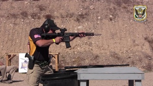 John Browning demonstrates multigun marksmanship skills