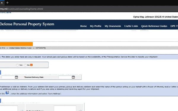DMO How to CONUS move