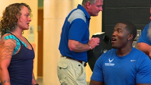 Wheelchair Tennis and Powerlifting Practice