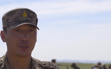 *B-Roll* Mongolian officer discusses how Khaan Quest 2019 strengthens multinational relationships