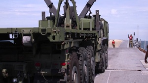 Marines with 2nd Transportation Support Battalion Complete the Off Load of Vehicles of During Resolute Sun